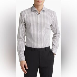 Boss hank kent slim fit stretch dress shirt